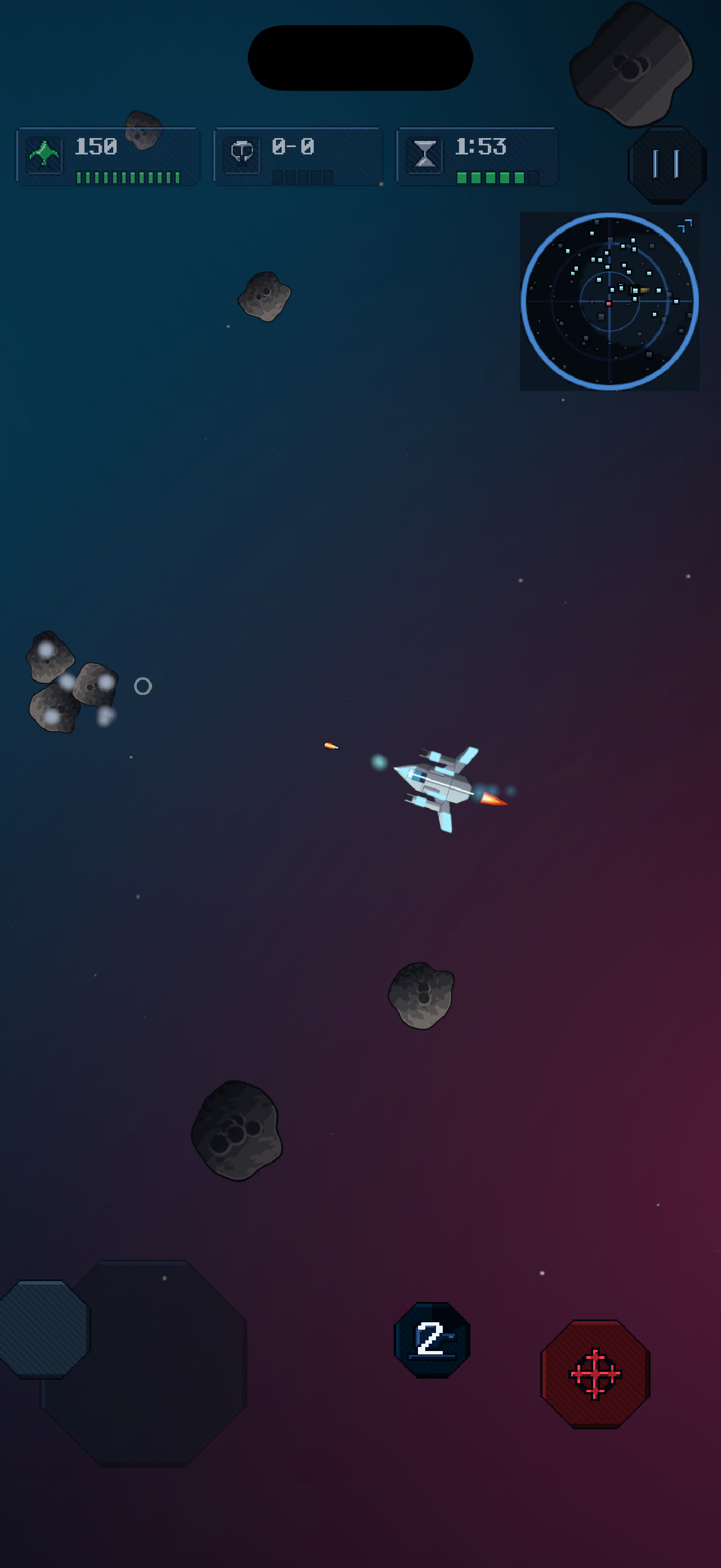 The Gunship in flight